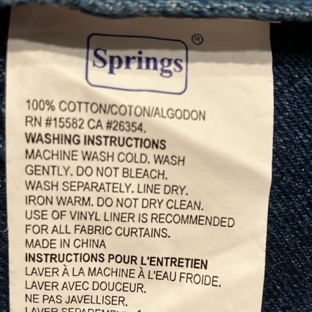 Denim Shower Curtain